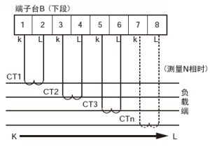 如使用改進(jìn)型，還可利用第四個(gè)CT測量N相。